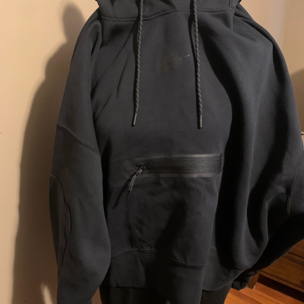 Black Hoodie with Front Pocket